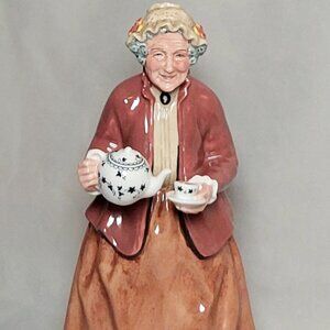 Royal Doulton "Teatime" Vintage Home/Office Collectible Decor Statue Figurine